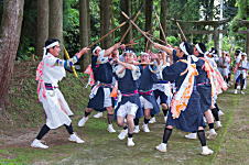 6人がらみ薙刀踊り（中津野）写真