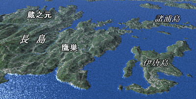 長島町鳥瞰図