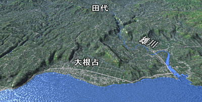 錦江町鳥瞰図