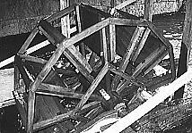 The water wheel used for a windup doll.