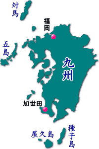 加世田地図